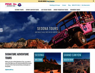pinkadventuretours.com screenshot