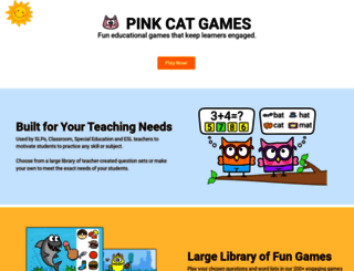 pinkcatgames.com screenshot