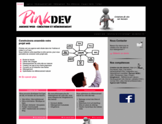 pinkdev.fr screenshot