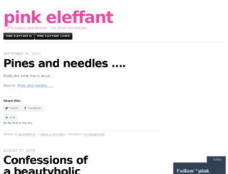 pinkeleffant.wordpress.com screenshot
