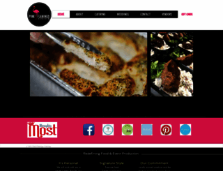pinkflamingocatering.com screenshot