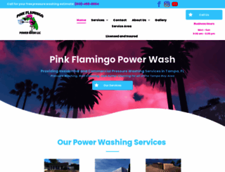 pinkflamingopowerwash.com screenshot