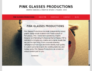 pinkglassesproductions.wordpress.com screenshot