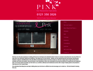 pinkhairsolutions.co.uk screenshot