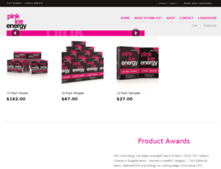 pinkiceenergy.com screenshot