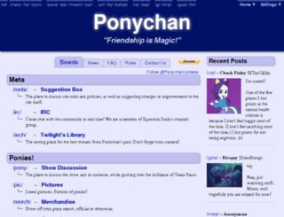 pinkie.ponychan.net screenshot