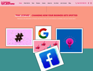 pinkleopard.co.uk screenshot