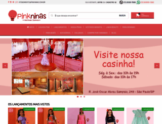 pinkninas.com.br screenshot