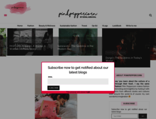 pinkpeppercorn.in screenshot