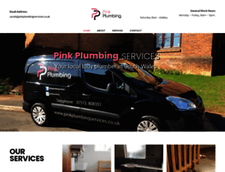 pinkplumbingservices.co.uk screenshot