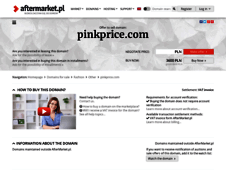 pinkprice.com screenshot