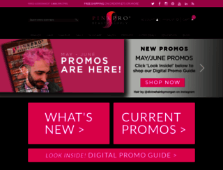 pinkprobeauty.com screenshot
