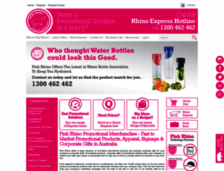 pinkrhino.com.au screenshot
