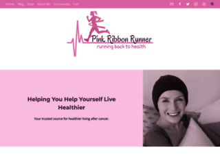 pinkribbonrunner.com screenshot