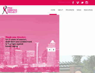 pinkribbons.org screenshot