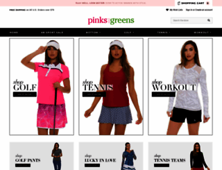 pinksandgreens.com screenshot
