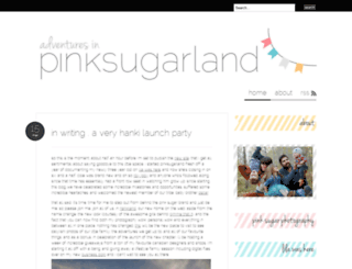 pinksugarland.com screenshot