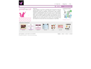 pinkthecatdesign.ecrater.com screenshot