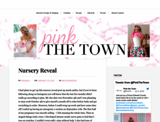 pinkthetown.com screenshot
