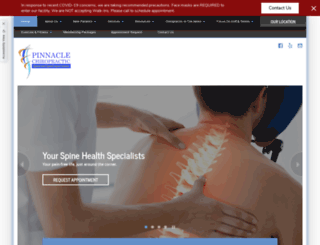 pinnaclechiro.net screenshot