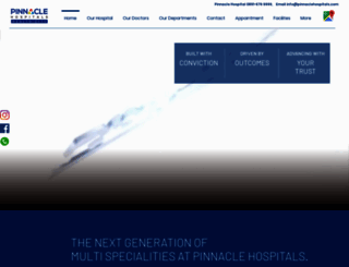 pinnaclehospitals.com screenshot