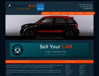 pinnaclejeannette.com screenshot