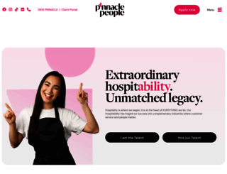 pinnaclepeople.com.au screenshot