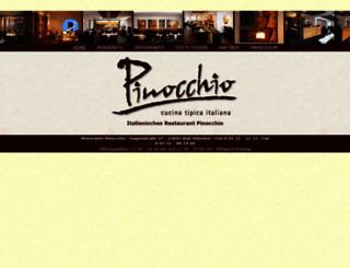 pinocchio-ristorante.de screenshot