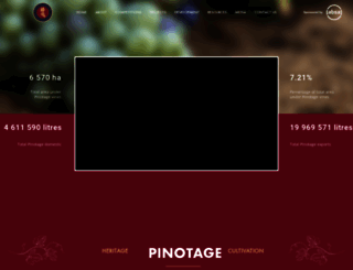pinotage.co.za screenshot