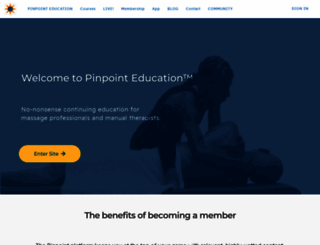 pinpointeducation.com screenshot