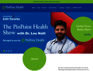 pinpointhealth.com screenshot