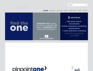 pinpointone.co.za screenshot