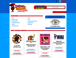 pinpointperks.com screenshot