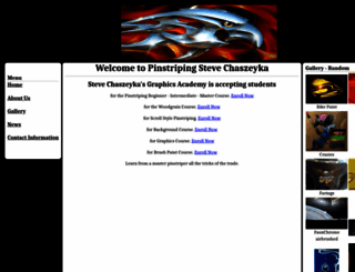 pinstripingstevechaszeyka.com screenshot