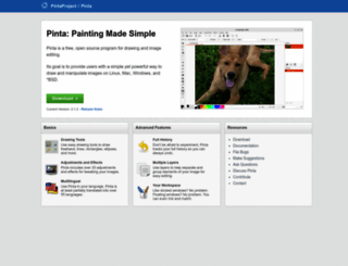 pinta-project.com screenshot