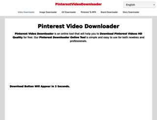 pinterestvideodownloader.cc screenshot