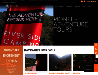pioneeradventuretour.com screenshot