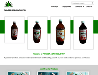 pioneeragroindustry.online screenshot