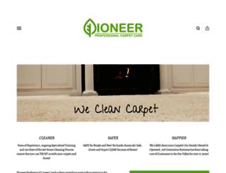 pioneercarpetcare.com screenshot