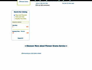 pioneerdrama.com screenshot