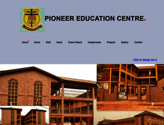 pioneereducationcentre.org screenshot