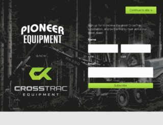 pioneerforestryequipment.com screenshot