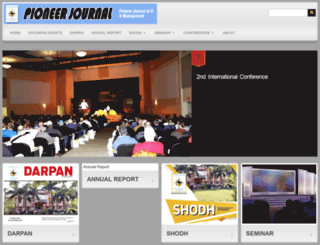 pioneerjournal.in screenshot