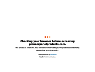 pioneerpanelproducts.com screenshot
