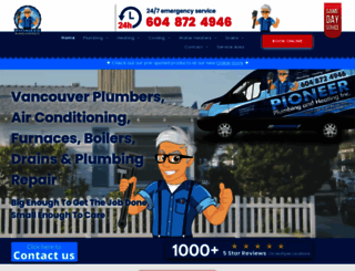 pioneerplumbing.com screenshot
