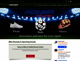pioneersportscolorado.com screenshot