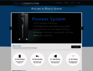 pioneersystem.org screenshot