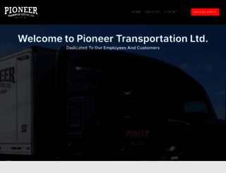 pioneertrans.com screenshot