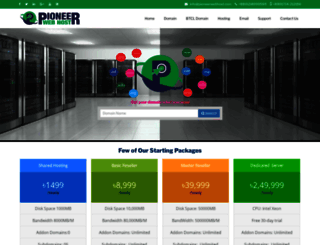 pioneerwebhost.com screenshot