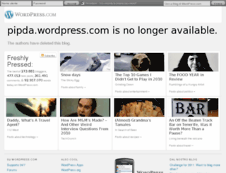 pipda.wordpress.com screenshot